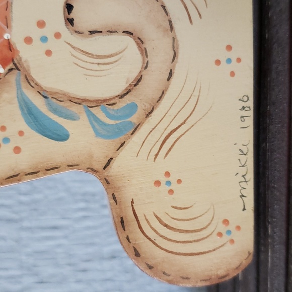 Hand-painted Wood Cat Cutout - Picture 6 of 13